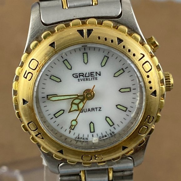 Gruen Everlite Dual Tone Watch